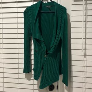 Ralph Lauren Knit Sweater
Front closure w/ brown buttons